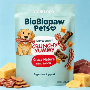 Oferta Especial: Premios de Tocino Premium para Perros, Personalizados OEM, Suaves, Masticables y Crujientes, para Entrenamiento y Salud Digestiva, 300g, Sin Granos - Product Image 1