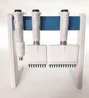 Micropipette électronique numérique multicanal en plastique AELAB haute précision, volume réglable 0,2-300 µl, 8/12 canaux