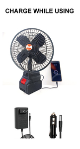 Efficienza energetica 5 ore Back-up 4 "6" 8 "pollici ventilatore da pavimento ricaricabile ventilatore a batteria - Product Image 6