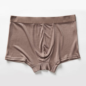 Ropa interior Sexy para hombres, ropa interior de seda 100%, talla personalizada, de cintura baja, con bolsa para bulto, fabricante chino - Product Image 6