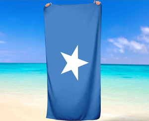Toalla de Playa de Microfibra con la Bandera de <span class=keywords><strong>Seychelles</strong></span>, Toalla de Baño con Diseño de Acuarela, Toalla de Playa Antiarena, Manta de Secado Rápido y Absorbente - Product Image 4