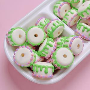 สร้อยคอลูกปัดอะคริลิคสำหรับทำเค้กระบายสีมือน่ารัก - Product Image 2