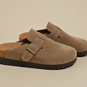 Chaussures Burken à enfiler personnalisées de haute qualité Birkenstocks Baotou Chaussons mi-orteils de style britannique pour hommes et femmes - Product Image 6