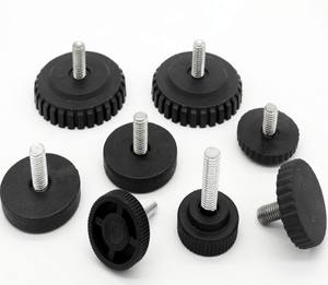 Accessoires de mobilier en plastique, pieds de nivellement extérieurs, glissières pivotantes, pieds réglables, niveleurs d'injection, support OEM - Product Image 4