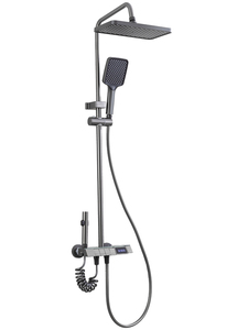 Ensemble de douche OEM ODM avec mitigeur chaud/froid, pommeau de douche pluie et système de sortie d'eau 4 fonctions - Product Image 1
