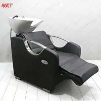 Table de massage et de lavage des cheveux Meientai pour salon de beauté, avec robinet d'évier intégré