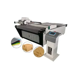 Máquina de corte CNC de cartón de caja de plotter de fabricación corrugada completamente automática TC para tablero Kt