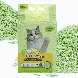 Arena para Gatos de Tofu, Arena Aglomerante para un Hogar Limpio, para Gatos de Interior - Product Image 1