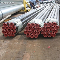 Tuyau en acier au carbone galvanisé à chaud de 2 à 18 pouces pour le transport de fluides de chaudière, usage structurel, normes API/GB, pliage et découpe