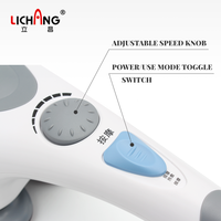 Lichang cuidado de la salud cuerpo completo calmante calefacción compresa caliente espalda cuello masaje martillo eléctrico vibrador masajeador de mano