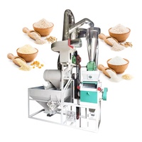 Moulin à grains de petite taille 50 tonnes pour le Nigeria, moulin à farine de maïs, machine à moudre le maïs pour le Cameroun