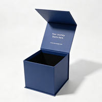 Boîte cadeau magnétique haut de gamme avec logo personnalisé, en carton rigide recyclable