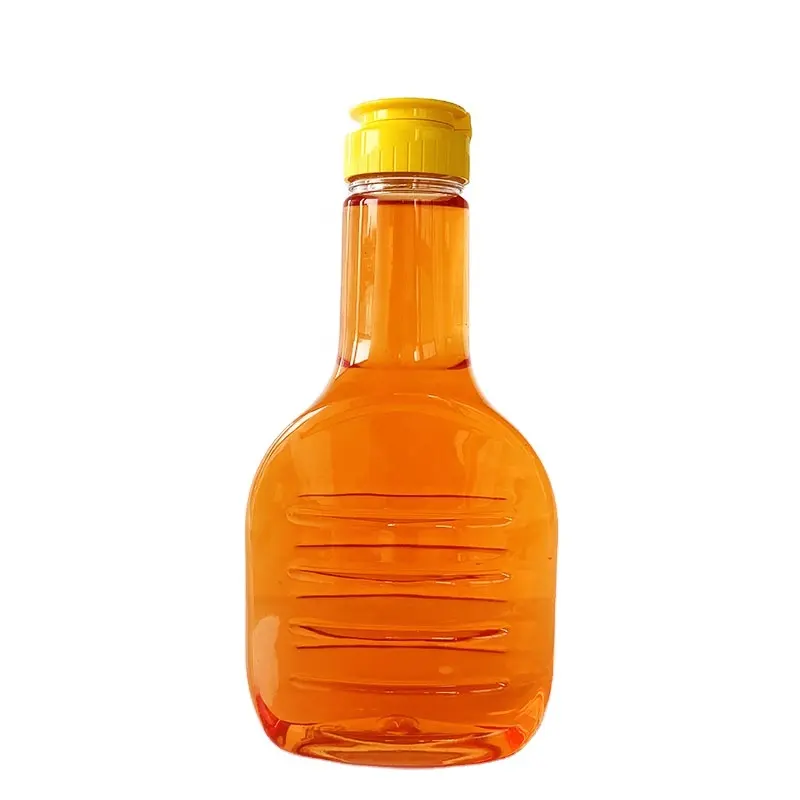 البلاستيك زجاجة صلصة 16oz 500 مللي البلاستيك الصلصة زجاحة ضغط سلطة صلصَة الفلفل الحار زجاجة فارغة