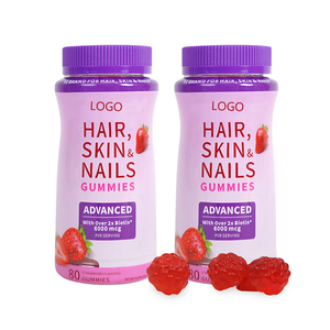 <span class=keywords><strong>Gummies</strong></span> de Biotine Marque Blanche pour la Croissance Capillaire 10000mcg à Base de Pectine – Complément Nutritionnel Efficace pour la Beauté des Femmes - Product Image 2