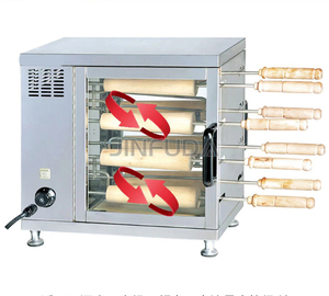 Forno Rotante in Acciaio Inossidabile per Pane, Macchina per Gelato e Torte, Forno a Camino per Panini per Negozi di Bevande - Product Image 6