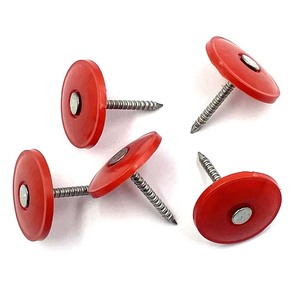Poignée Grip-Rite 1 - 1/4 po. Capuchon en plastique électro-plaqué pour clou à tête ronde complète - Product Image 3