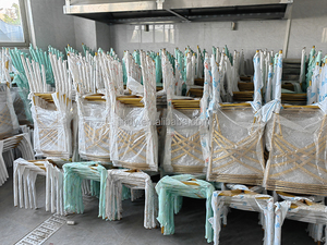Muebles para Bodas, <span class=keywords><strong>Mesas</strong></span> <span class=keywords><strong>de</strong></span> Acero Inoxidable <span class=keywords><strong>y</strong></span> <span class=keywords><strong>Sillas</strong></span> <span class=keywords><strong>Tiffany</strong></span> Chivari <span class=keywords><strong>de</strong></span> Metal para Eventos, Banquetes, Fiestas <span class=keywords><strong>y</strong></span> Bodas - Product Image 5