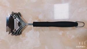 New Nhựa SS Thịt Nướng Thép Không Gỉ Lông Miễn Phí <span class=keywords><strong>Scraper</strong></span> Nướng Làm Sạch An Toàn Nhiệm Vụ Nặng Nề BBQ Bàn Chải Và <span class=keywords><strong>Scraper</strong></span> Làm Sạch Kit - Product Image 4