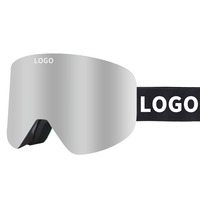 Lunettes de ski polarisées Yijia Optical en gros, lunettes de snowboard UV 400, lunettes de ski surdimensionnées, lunettes de snowboard magnétiques