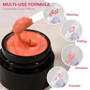 Kit de <span class=keywords><strong>vernis</strong></span> à <span class=keywords><strong>ongles</strong></span> en gel pour peinture florale, écologique, végétalien, non toxique, pour <span class=keywords><strong>dessin</strong></span>, décapant, ombré, fournitures pour la vente en gros - Product Image 4