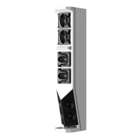 Altavoz de Columna Activo de Metal con DSP Digital y Amplificador Integrado de 300W - Sistema de Sonido Lineal Profesional para Salas de Reuniones Modernas