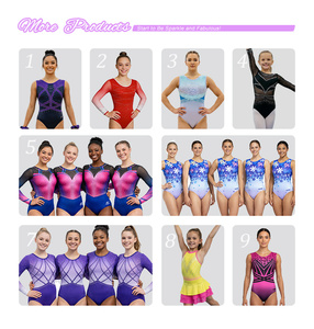 <span class=keywords><strong>Justaucorps</strong></span> de gymnastique personnalisé pour compétition, design en strass, vêtements de gymnastique pour filles, tenue de gymnastique, haut de danse pour club - Product Image 4