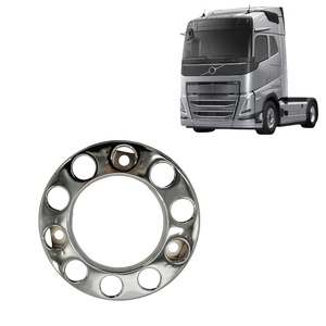 Couvercles de roues en acier inoxydable de haute qualité pour camions Volvo, électro-plaqués, 22709903 1575631 3988730 7403988730 7422709903 - Product Image 5