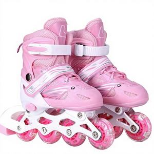 زلاجات دوارة مخصصة بشعار رويدونجل بأربع عجلات قابلة للتعديل للأعمار من 6 إلى 12 سنة للأولاد والبنات للتدريب والتمرين في الهواء الطلق - Product Image 1