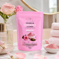Sachet Doypack Personnalisé Imprimé Anti-Odeur Qualité Alimentaire Stratifié avec Fermeture Zip en Aluminium pour Poudre Cosmétique et Masque de Soin Facial 100g