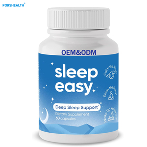 Fabrieksdirecte levering OEM Kruiden Slaapmiddel Capsules met GABA & Valeriaanwortel voor diepe slaap bij volwassenen en immuunondersteuning - Product Image 1