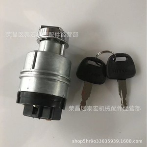 สวิตช์กุญแจสตาร์ทฮิตาชิ สำหรับรถขุดรุ่น 200-3 240-3 330-3 พร้อมกุญแจและตัวล็อคสตาร์ท - Product Image 1