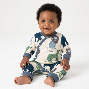 Fabricante de ropa para bebés y niños pequeños, fabricante de peleles de algodón suave teñido naturalmente para bebés y niñas. - Product Image 1