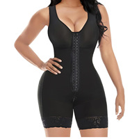 Femmes grande taille corps complet Shaper buste ouvert ventre plus mince contrôle du ventre Fajas Cinturillas Post Op Shapewear Body