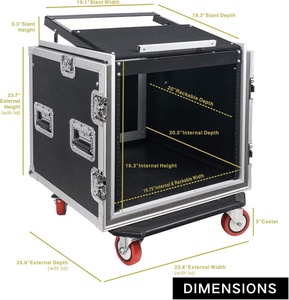 10U <span class=keywords><strong>PA</strong></span>/DJ <span class=keywords><strong>rack</strong></span>/trường hợp đường 10-không gian - Product Image 5