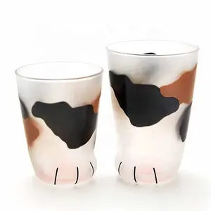 Niedliche Glas becher Werbe matti erte Schnaps glas Geschenk artikel für Geschenk