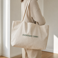 Sac à bandoulière en toile de coton réutilisable, sac de courses, sac de marché, grand sac à main pour femme, sac de transport quotidien, minimaliste