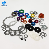 Mudder Aluminum Engine Oil Crush Washers Stainless Concave Convex Fish Eye Cup Countersunk Washer for Washer