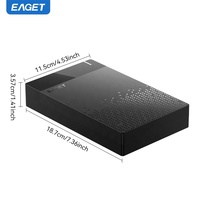 EAGET G200 3.5 Inch Portable Hdd 4TB 10TB USB 3.0 Kecepatan Tinggi SATA3.0 Hard Disk Eksternal HDD Hard Drive