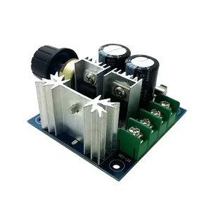 DC Motor hız regülatörü vali kapasitör hız kontrolü otomatik PWM hız kontrol anahtarı Motor Fan kontrol 12V-40V 10A