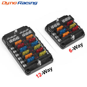 Caja de Fusibles Multifuncional Tipo Cuchilla de 6/12 Vías con Terminal Negativo, Luz Indicadora LED para Automóviles, Accesorios para Vehículos y Barcos - Product Image 4