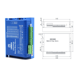 Wavetop-auto JMC Kits de controlador de motor paso-servo híbrido de bucle cerrado Nema34 de 2 fases, diámetro 14mm 86J1880EC+<span class=keywords><strong>2HSS86H</strong></span> 4.5N.m 2000rpm 5A - Product Image 5