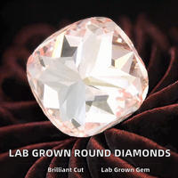 Diamante Sintético de Laboratorio, Corte Cojín, Rosa Intenso, 1.00 Quilates, Claridad VVS, Corte Excelente, Certificado IGI, para Joyería