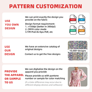 57/58 "45S Rayon Viscose phương thức chất liệu tùy chỉnh Hawaii in 100% Rayon challis vải - Product Image 3