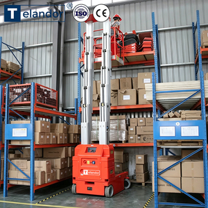 4-24m CE ISO Certified Man Lift <b>Platform</b> Vertical Mast Telescopic Single Person Wholesale - Product Image 1