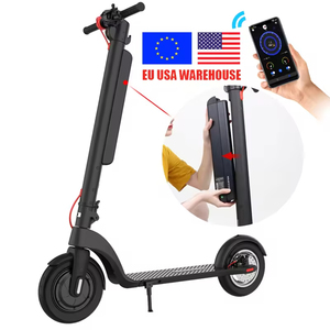 Almacén DE LA UE 2025, el mejor vendedor, modelo <span class=keywords><strong>X8</strong></span>, patinete eléctrico plegable de carretera <span class=keywords><strong>E</strong></span>, carga máxima de 350W, 120KG, pantalla LED, freno de disco, aleación de aluminio - Product Image 5