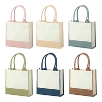 Sacs fourre-tout en toile personnalisables avec poignées longues – Modèle vierge pour loisirs créatifs, options en gros, cadeaux de mariage, fournitures de fête
