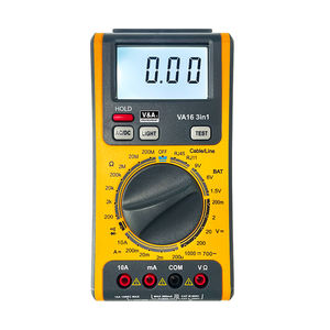 VA16 네트워크 케이블 테스터 전화 LAN 회선 연속성 테스트 RJ45 RJ11 디지털 멀티미터 - Product Image 1