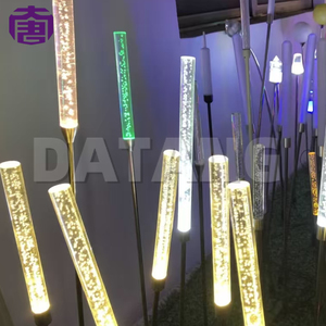 ไฟ LED พลังงานแสงอาทิตย์หลากสีสัน ดีไซน์อะคริลิคแบบฟองอากาศ IP65 ขนาดเล็กสำหรับตกแต่งสวนกลางแจ้ง ทางเดินในสวน ได้รับการรับรองมาตรฐาน Rohs - Product Image 2