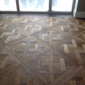 AVANTIMORA Quiet E0 E1 CE Grade AB Mat 18mm Panneaux de parquet multicouche en teck T&G Versailles pour projets immobiliers - Product Image 1