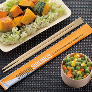 B2B İndirimli Satış Ücretsiz Numune Özel Logo Yüksek Kalite A Sınıfı Pürüzsüz Doğal Biyobozunur Bambu Tek Kullanımlık Çubuklar - Product Image 1